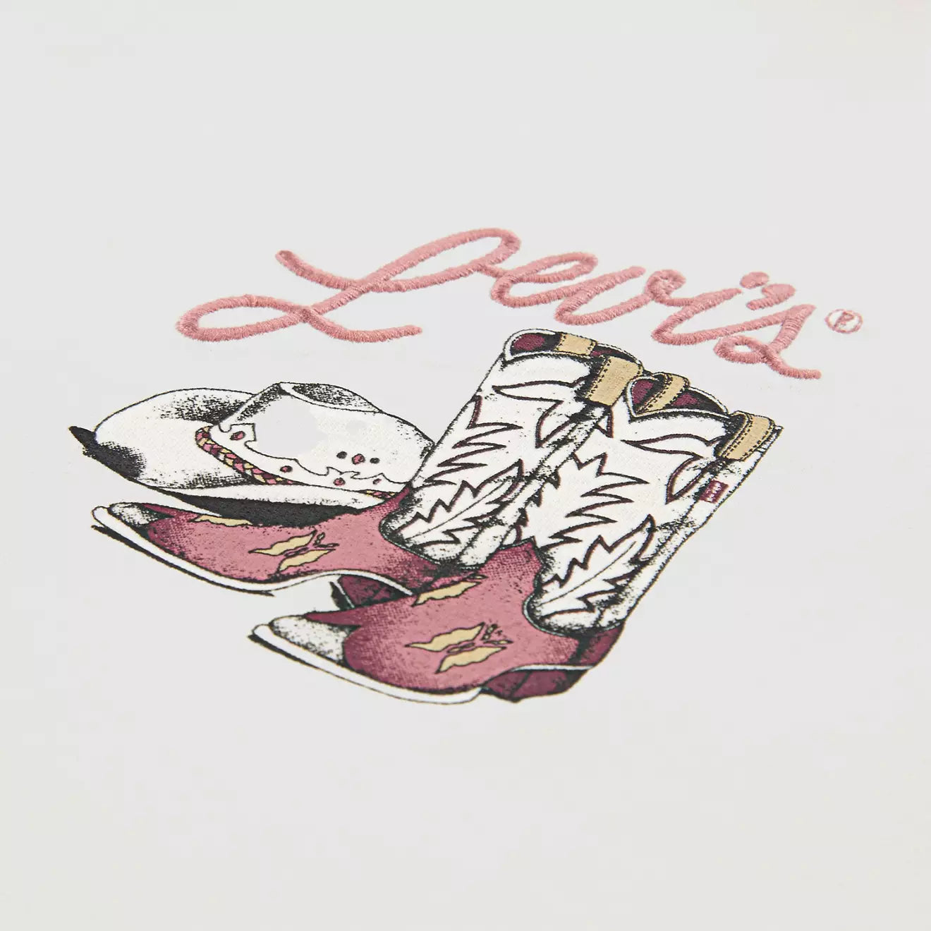 Levi's - Girls cream t-shirt