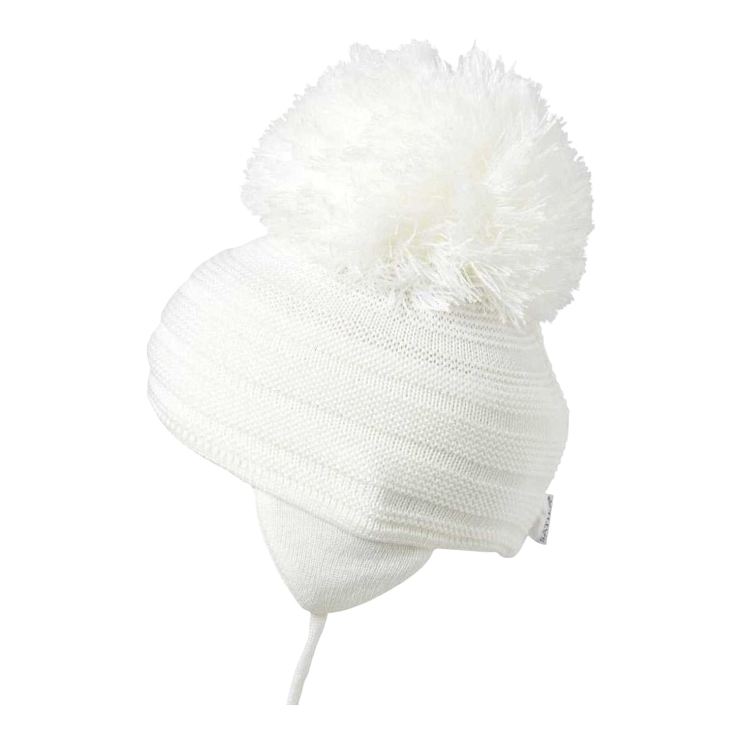 Satila, Hat, Satila - Pom pom hat, Purl, off white