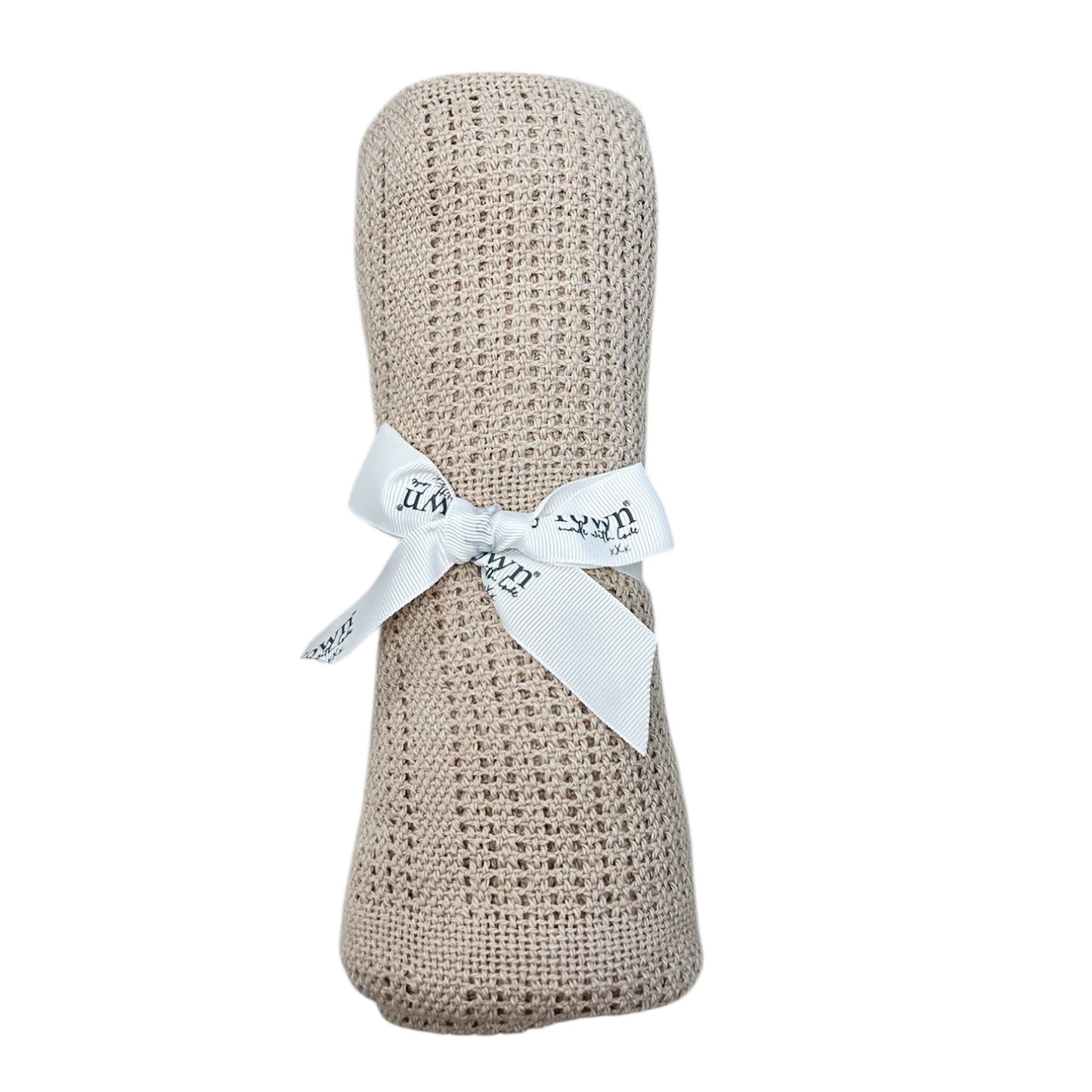 Betty Mckenzie - cellular blanket, beige