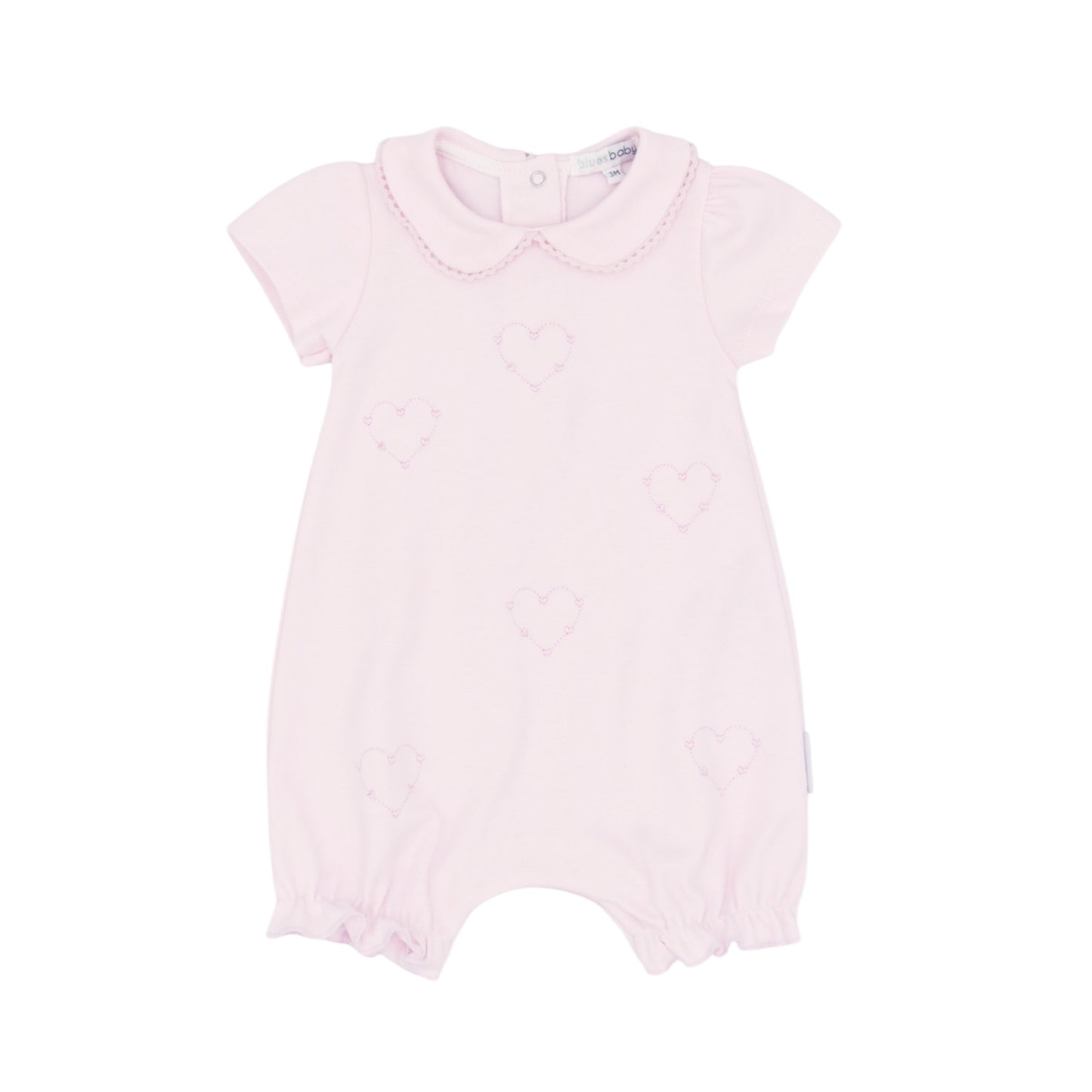 blues baby - Romper, Pink/White