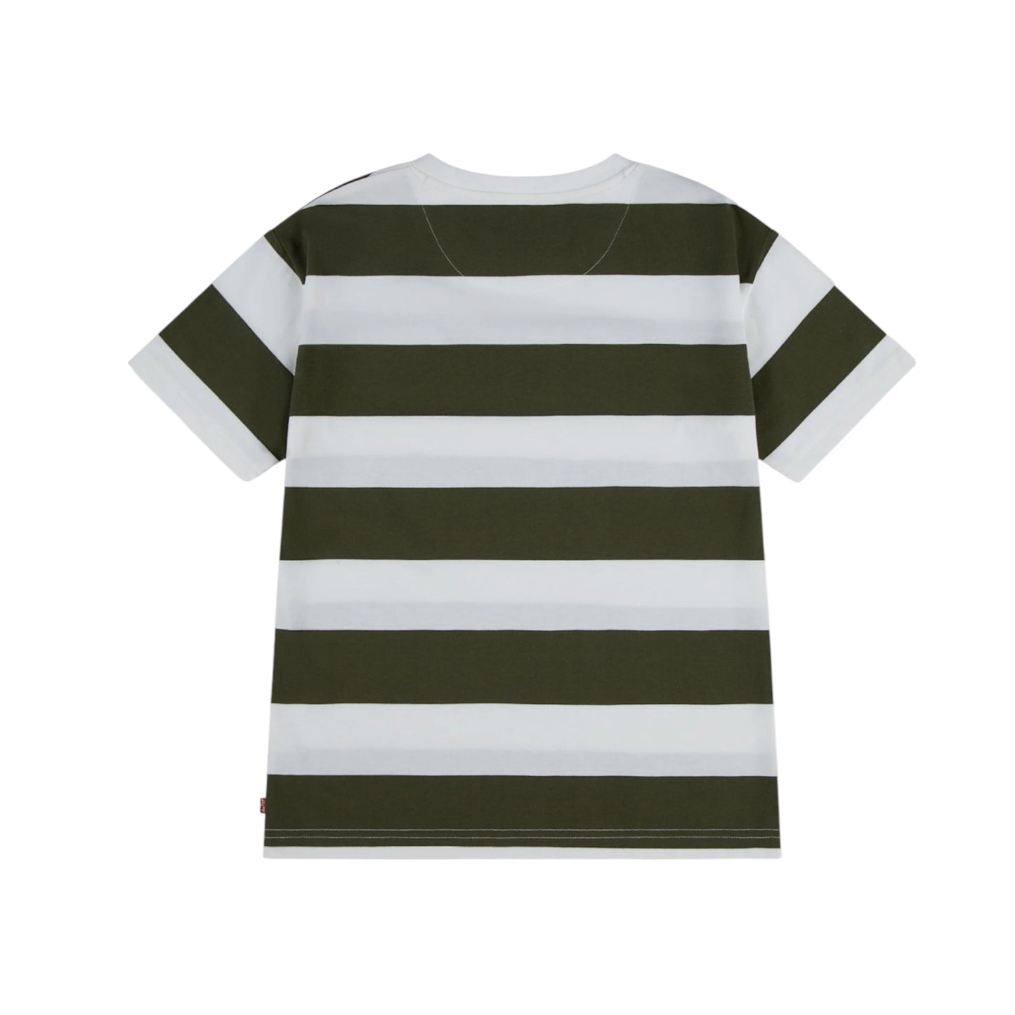 Levi's - Olive and white stripe T-shirt