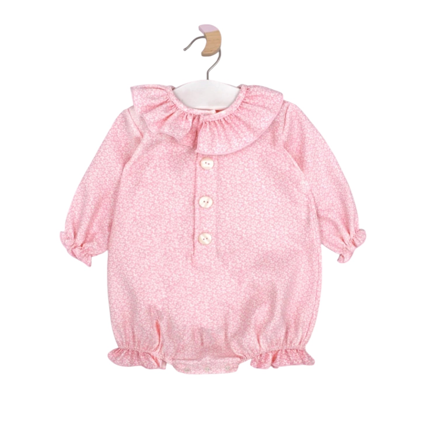 Rapife - Romper, pink ditsy