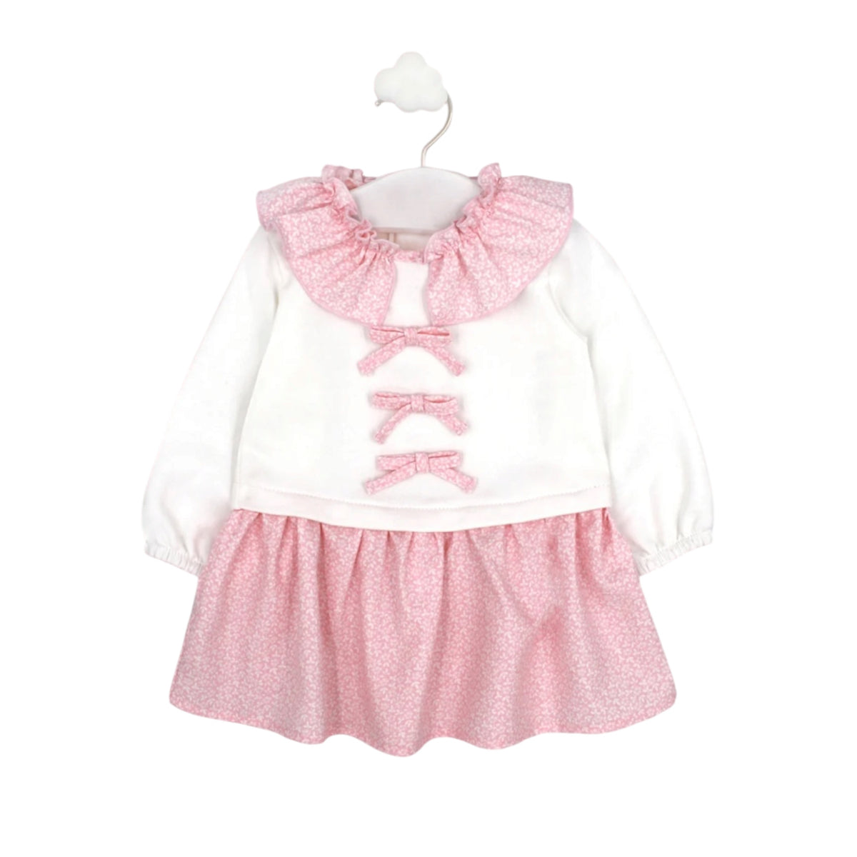 Rapife - Dress, pink ditsy