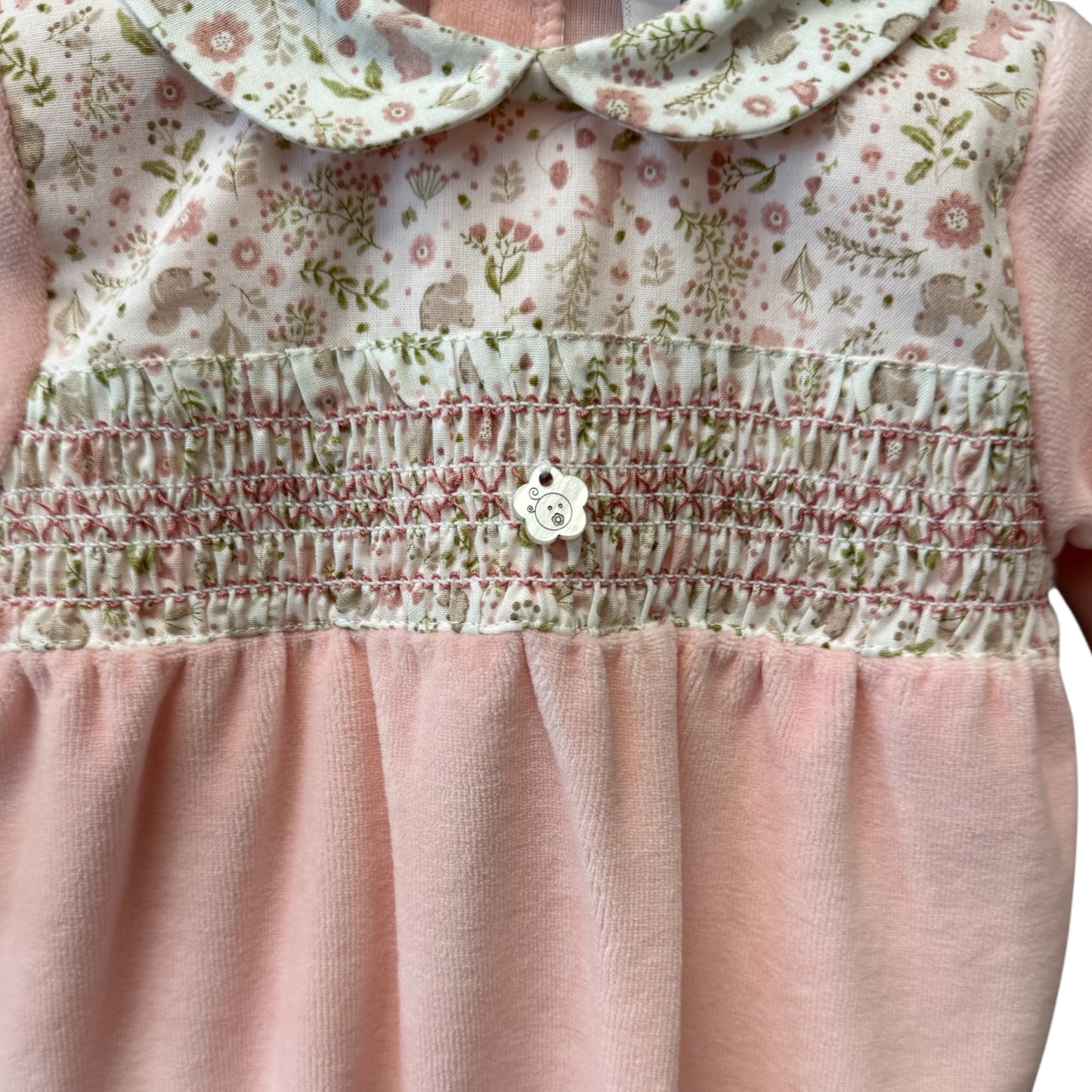 Deolinda - Velour romper, pink