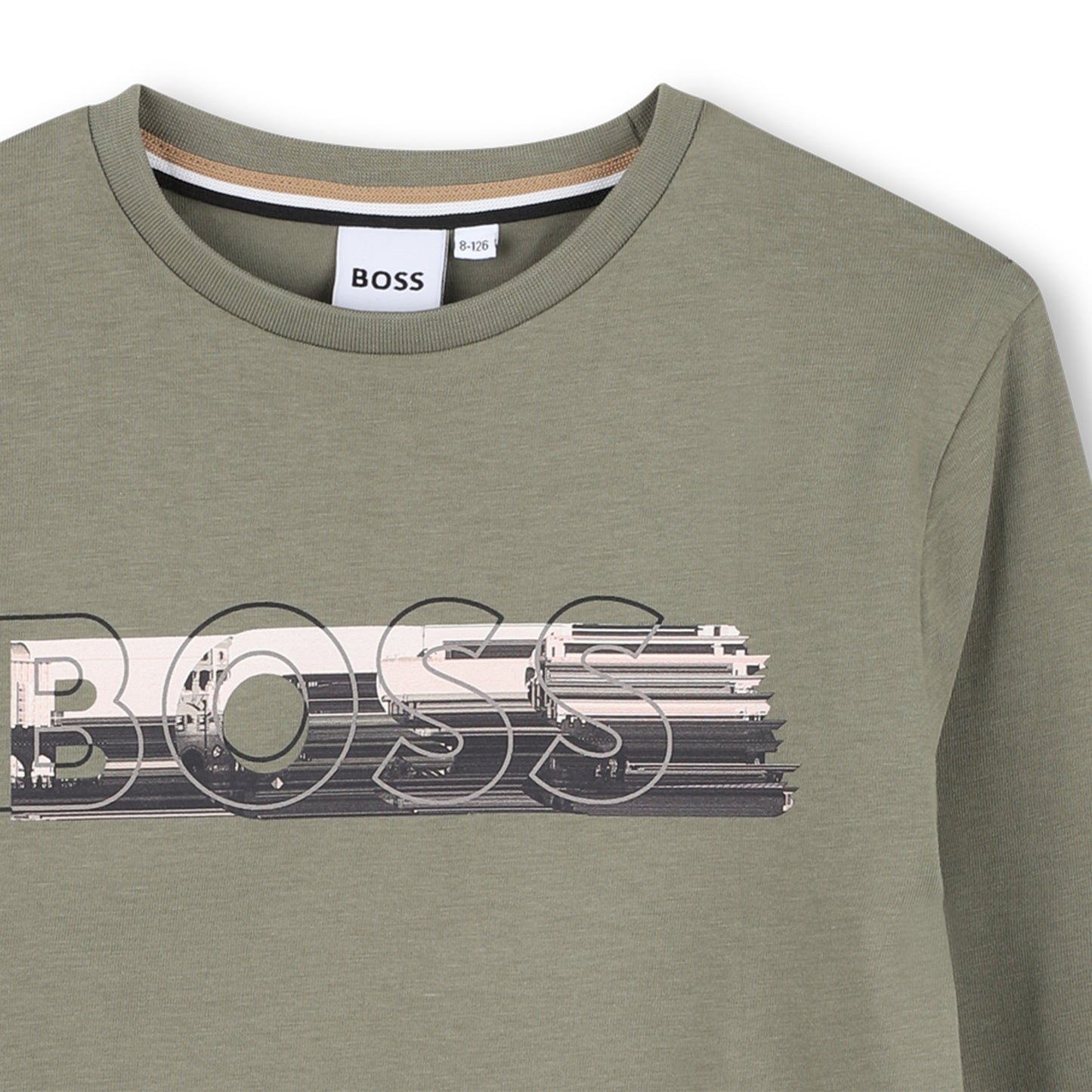 Boss - Green long sleeved T-shirt