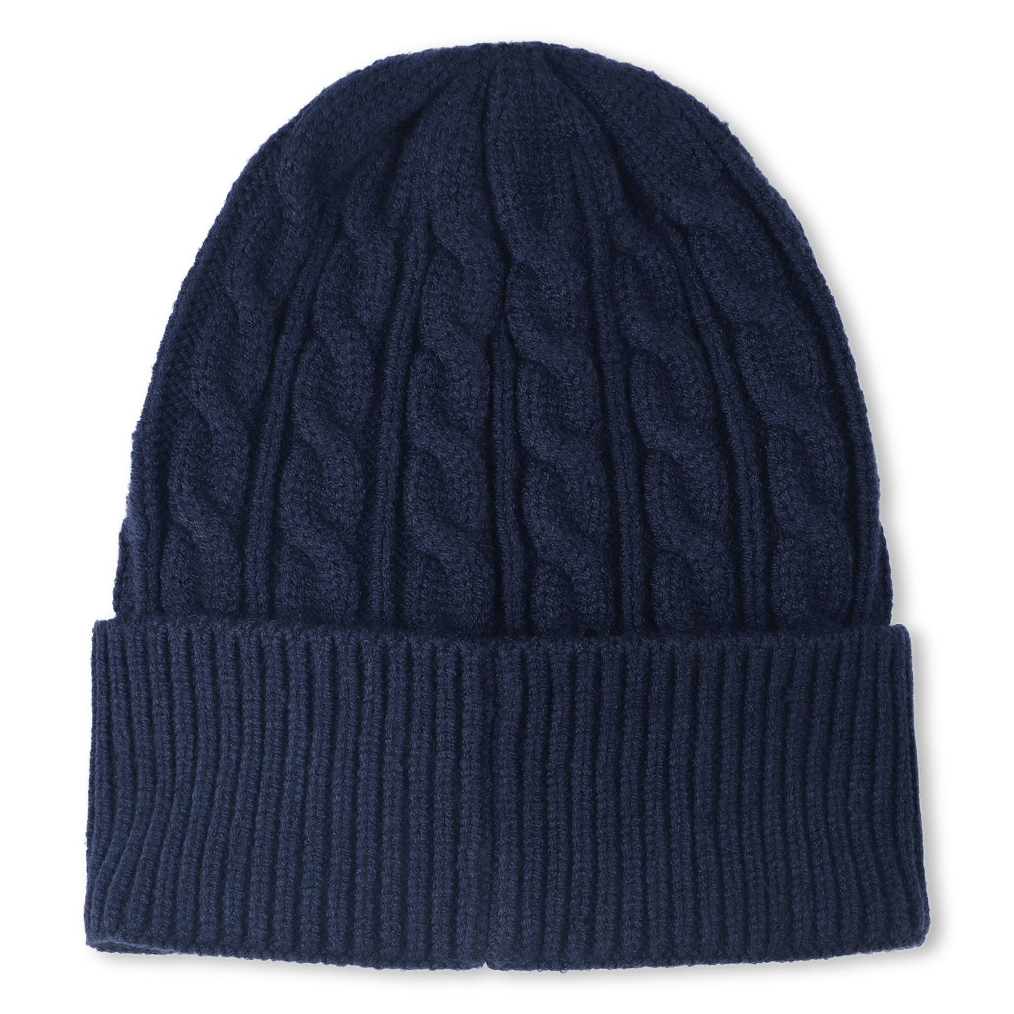 Boss - Navy pull on knit hat