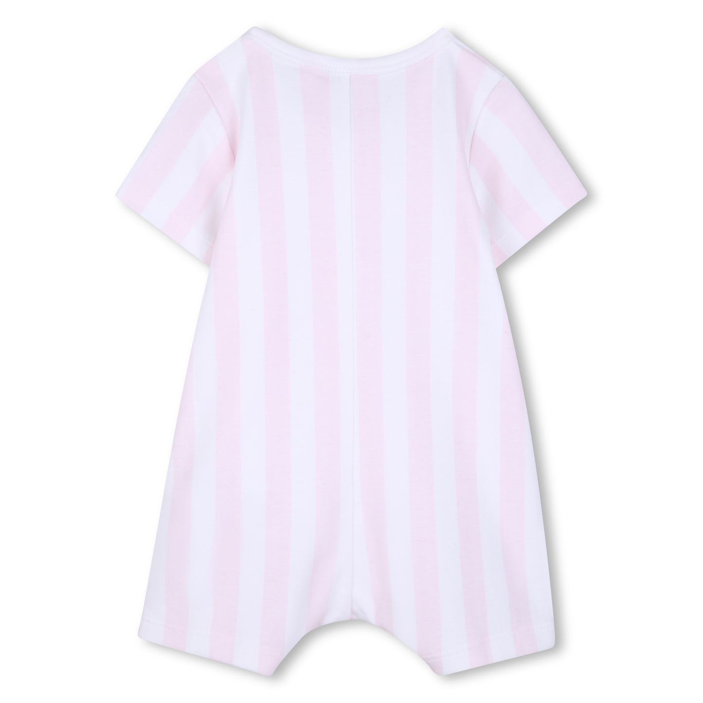 Boss - Baby girls romper, pink and white striped