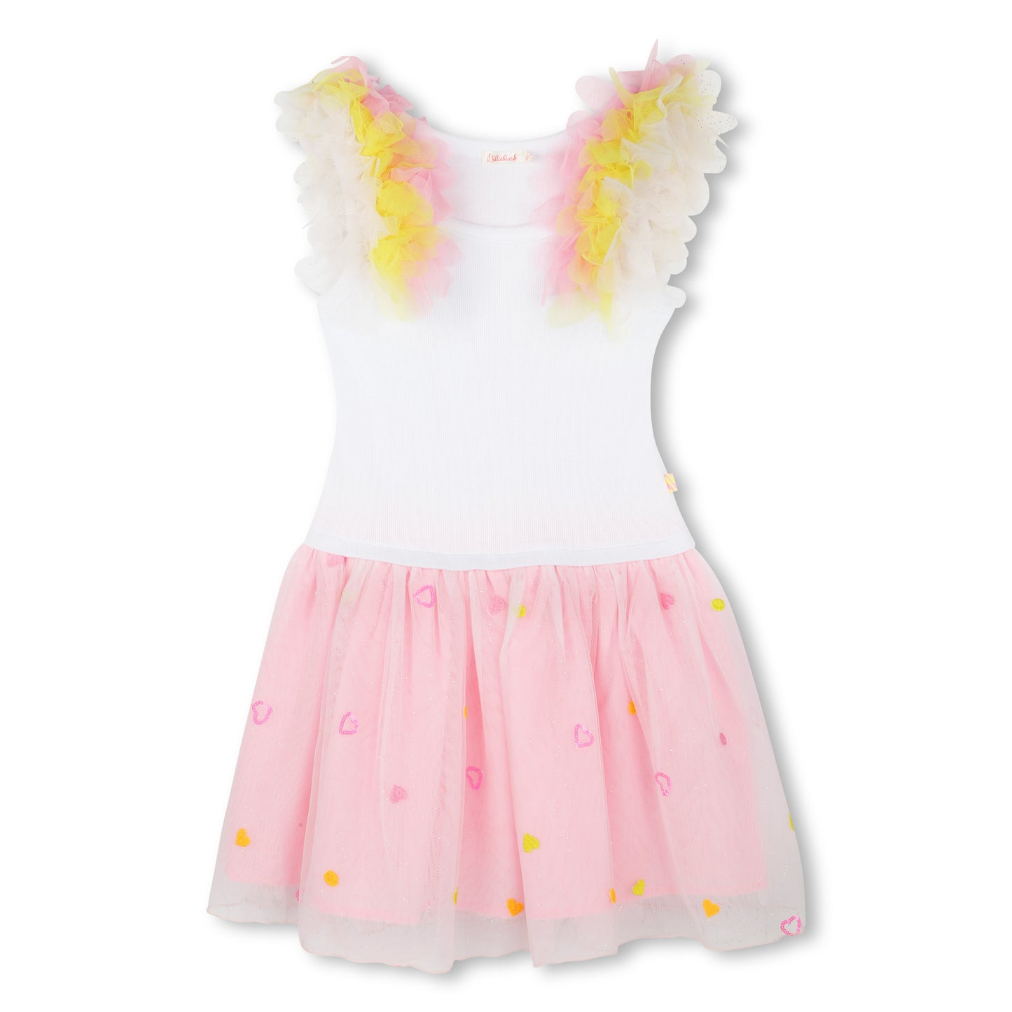 Billieblush, Dresses, Billieblush - White and pink dress