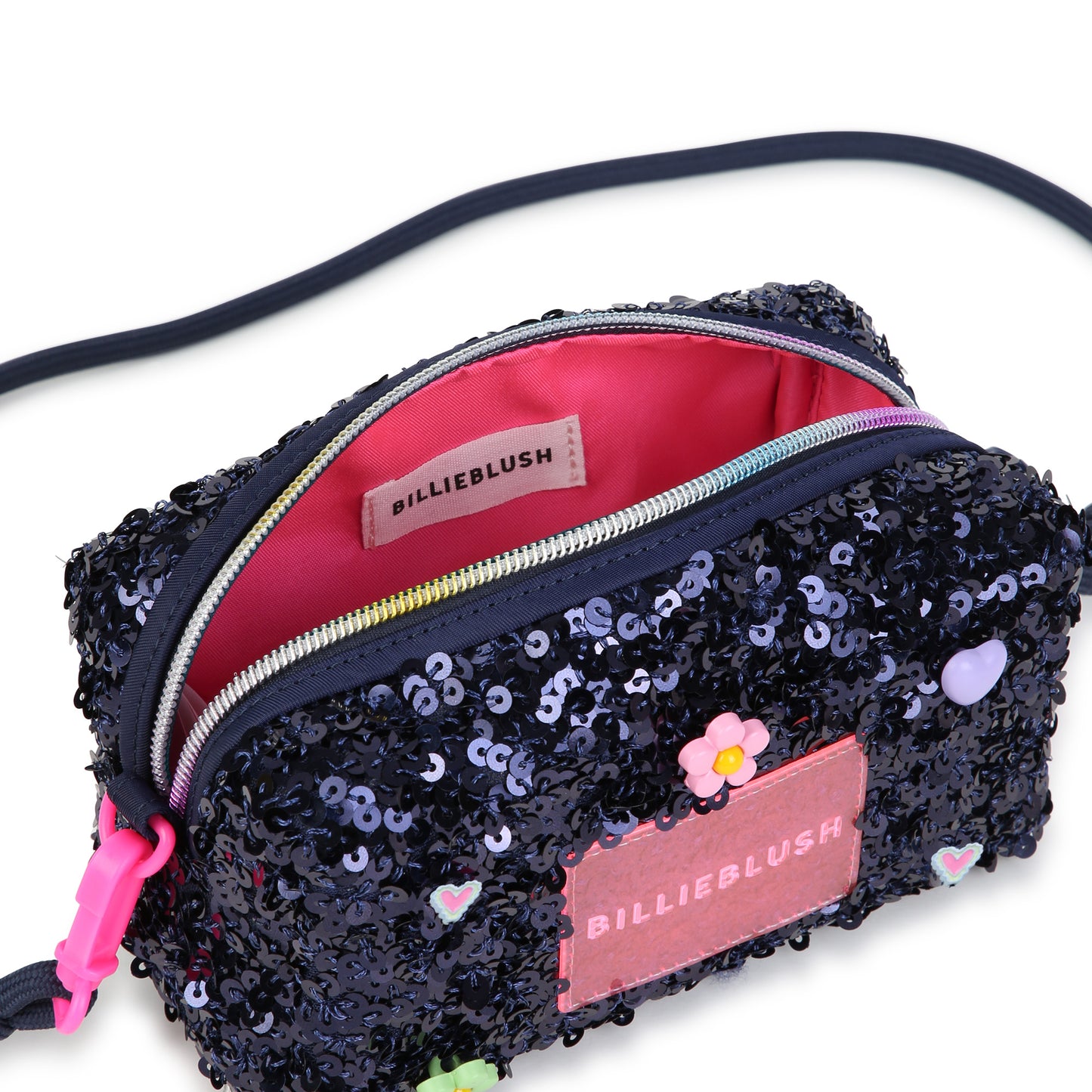 Billieblush - Navy sequin shoulder bag