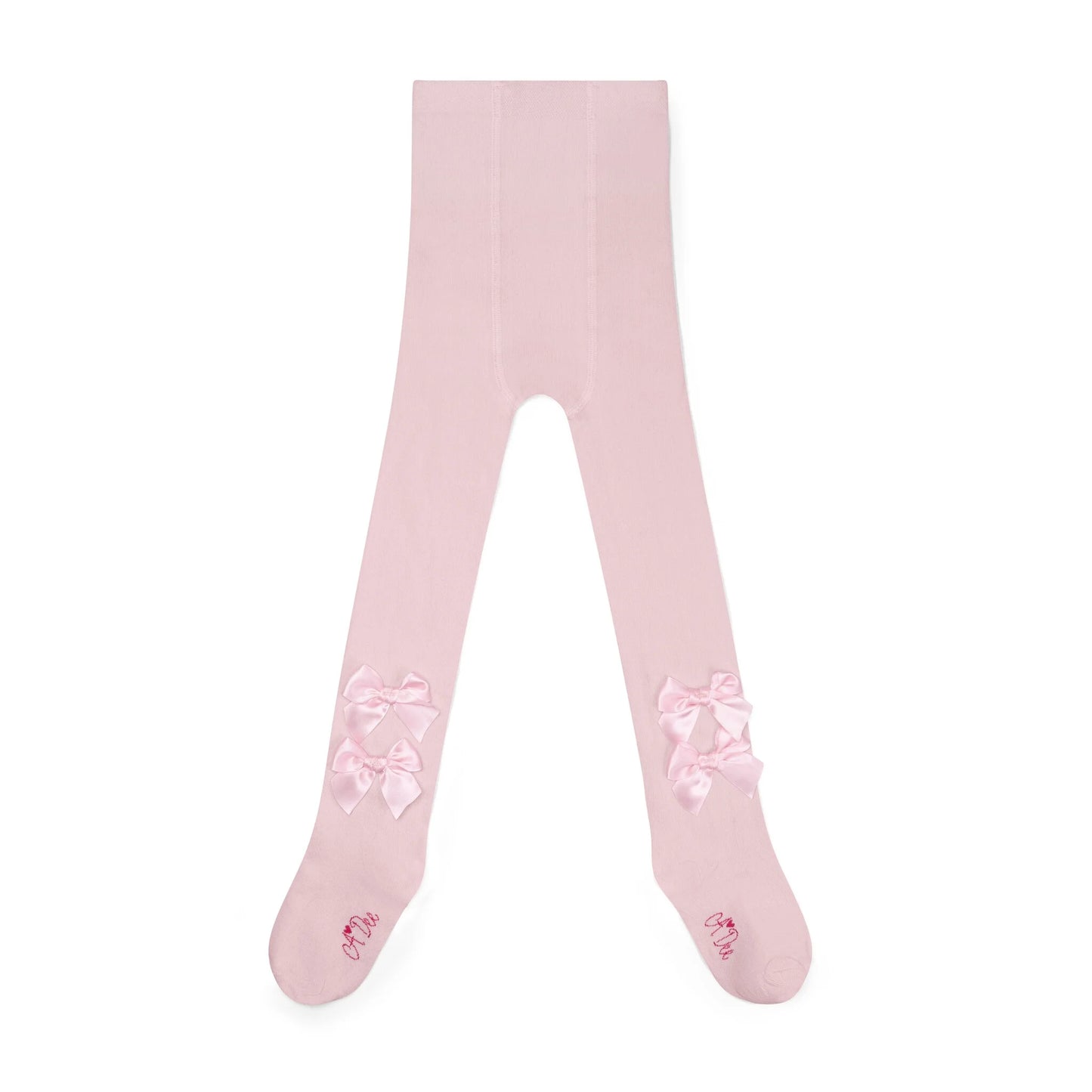 A'Dee - Bow tights, pink