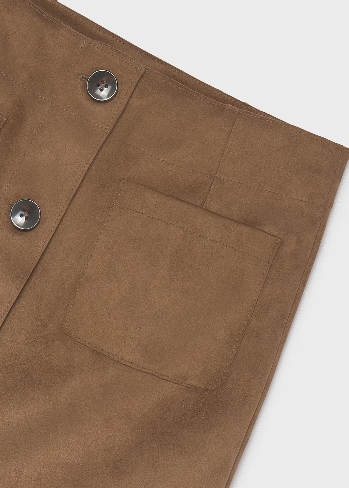 Mayoral - Brown Suede Skirt