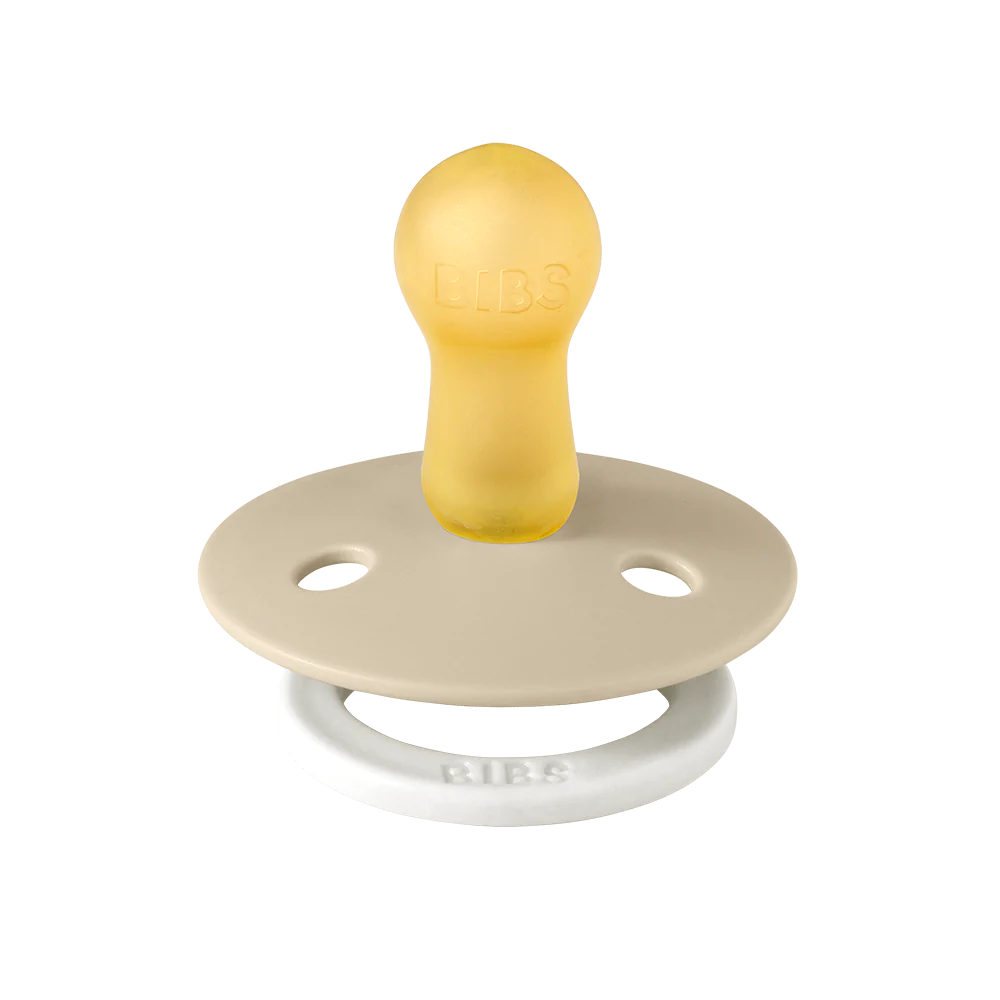 Bibs, dummy, Bibs - Twin dummy pack, Vanilla Glow/Dark Oak Glow