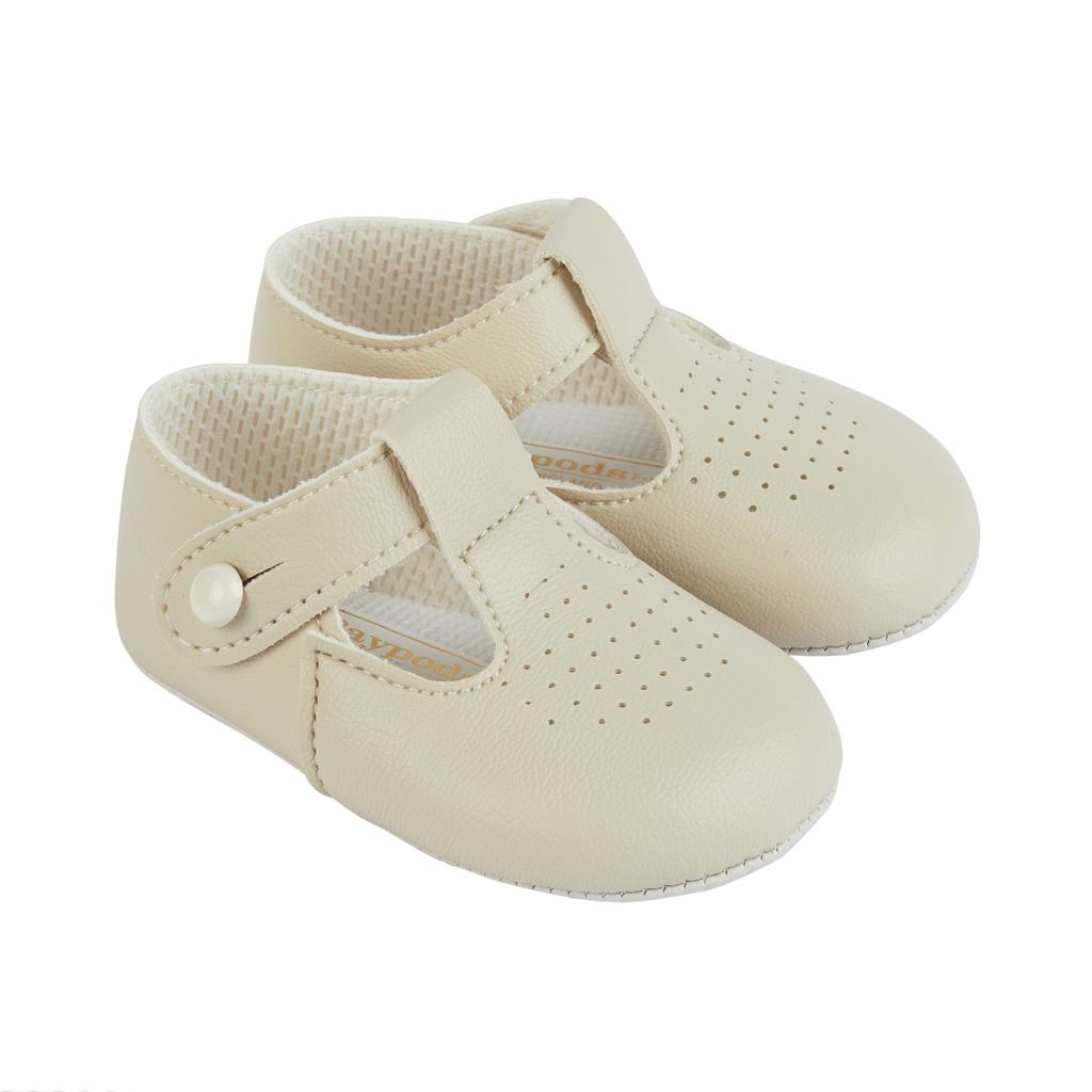 Baypods, Footwear, Baypods - Baby pram shoes, Biscuit, B625