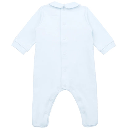 Emile et Rose, Romper, Emile et Rose - Baby boy pale blue romper, Hugh