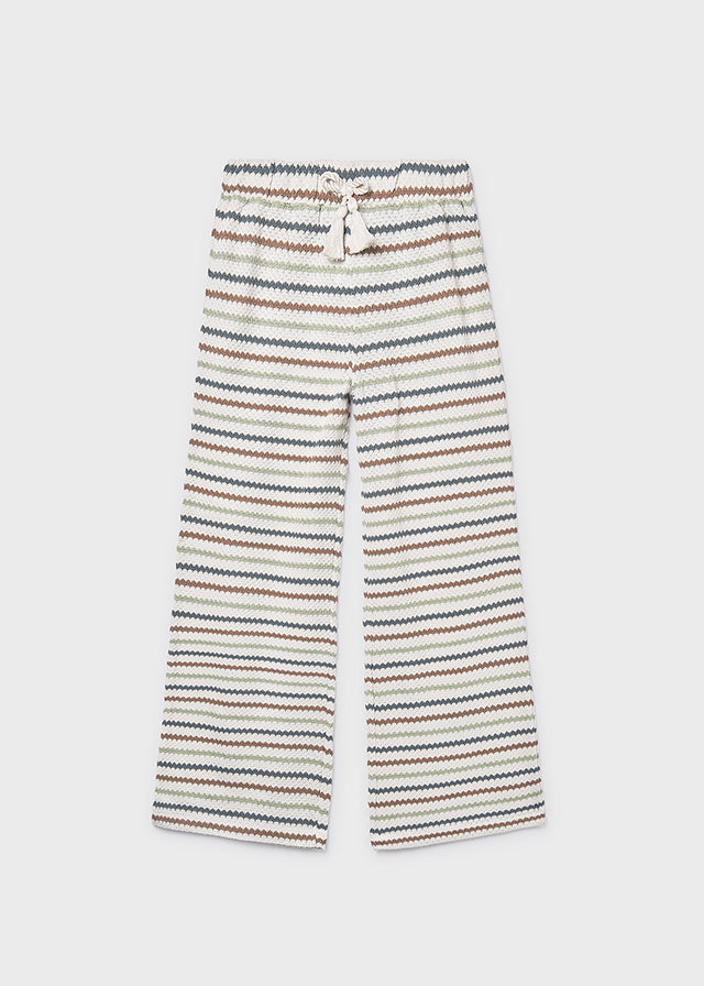 Mayoral - Knit stripe top and trouser set