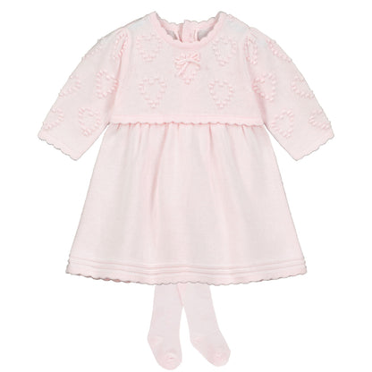 Emile et Rose, Dresses, Emile et Rose - Pink knit dress with tights, Eilish