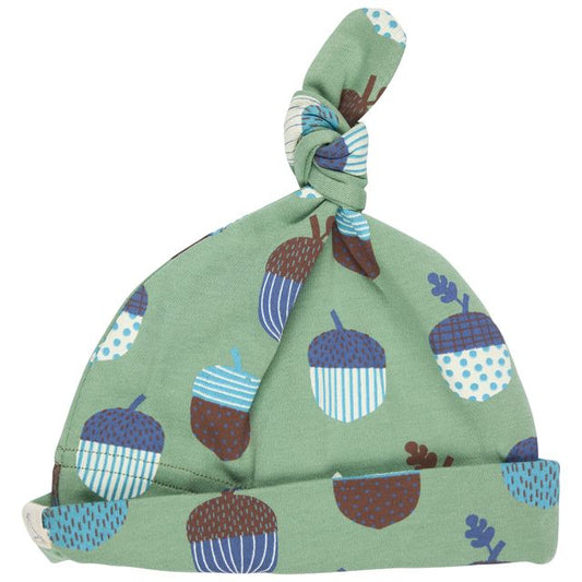 Pigeon Organics - Sage pull on hat, acorn print