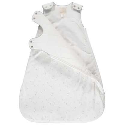 Emile et Rose, pyjamas, Emile et Rose - White and grey with grey stars print sleep bag