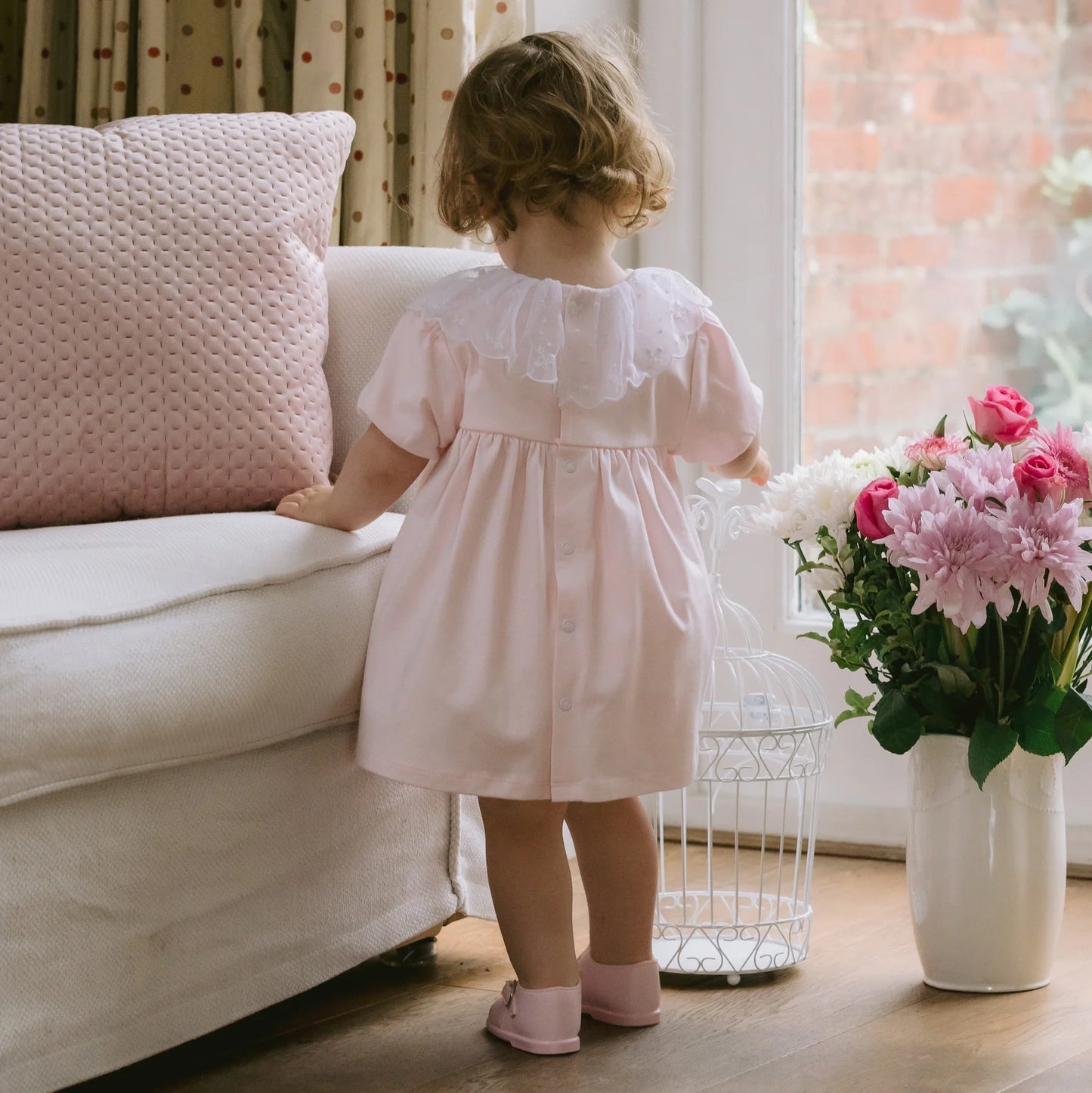 Emile et Rose - Light pink dress and pants, Janais