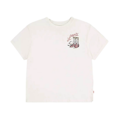 Levi's - Girls cream t-shirt