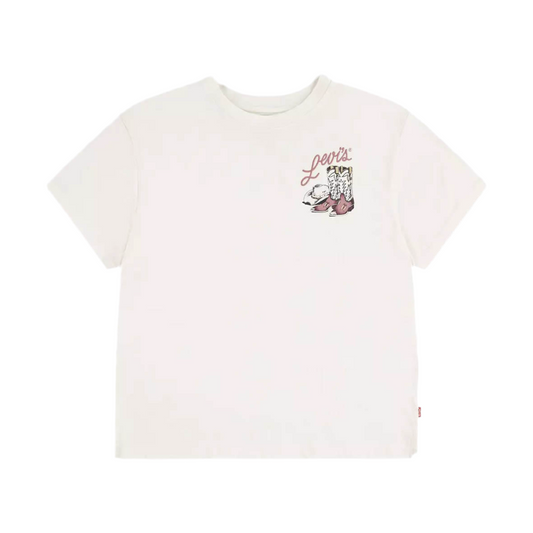 Levi's - Girls cream t-shirt