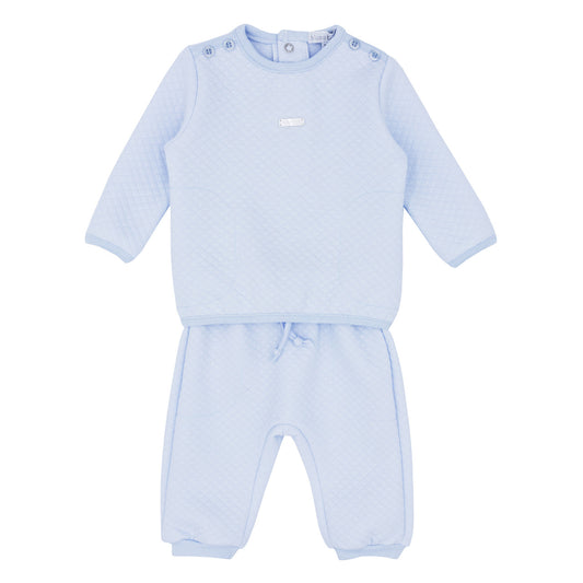 blues baby, 2 piece outfits, blues baby - 2 piece diamond jacquard jog set