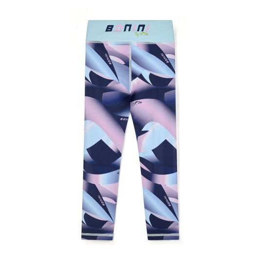 Bonini - Sky Blue, printed leggings, Sprint