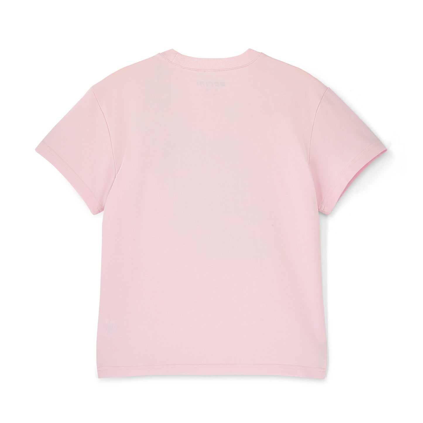 Bonini - Light pink T-shirt with  mint “B’ logo print on front