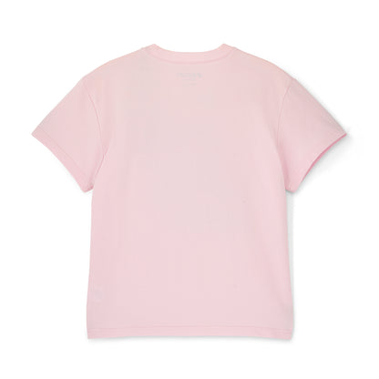 Bonini - Light pink T-shirt with  mint “B’ logo print on front
