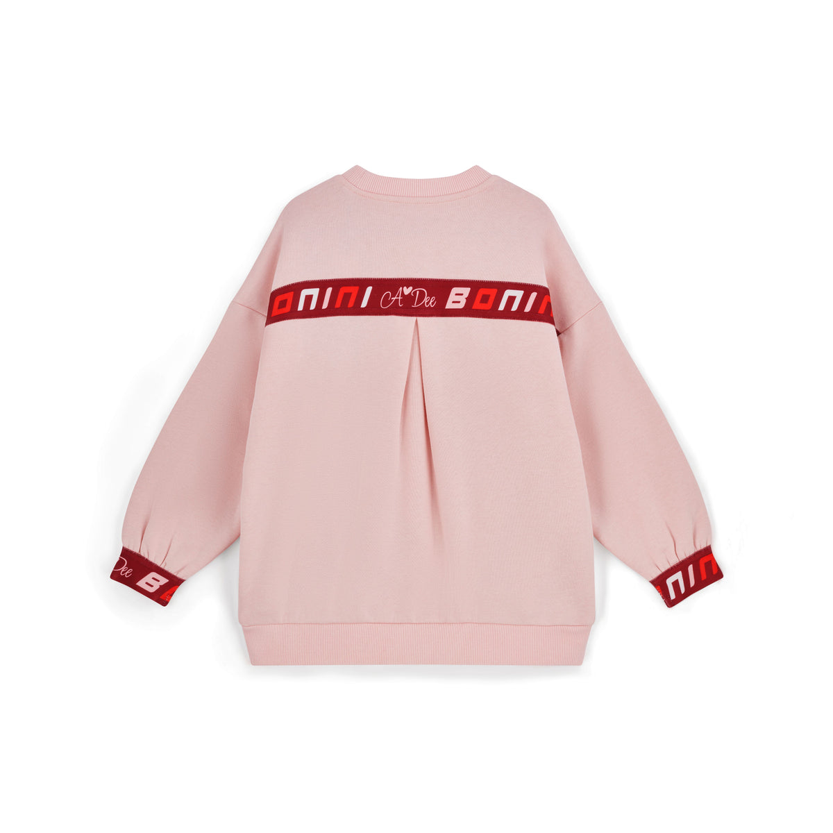 Bonini - Light pink tape sweatshirt