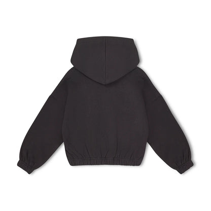 BONINI, Sweat top, Bonini - Cropped Hoodie, Black