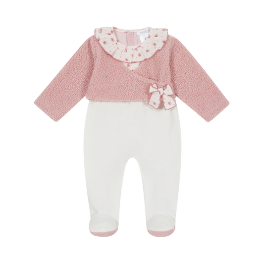 deolinda, Romper, Deolinda - Pink/white all in one