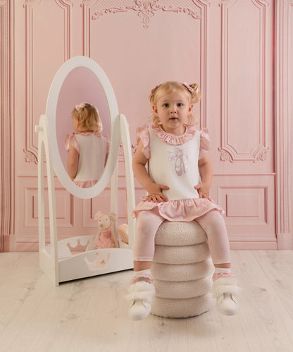 Little A - 2 piece legging set, pink blossom