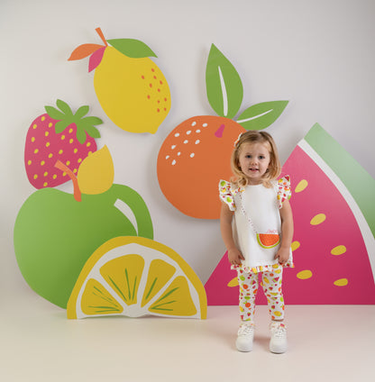 Little A - Fruit legging 2 piece outfit