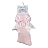 Betty Mckenzie, socks, Soft Touch - long bow socks, pink