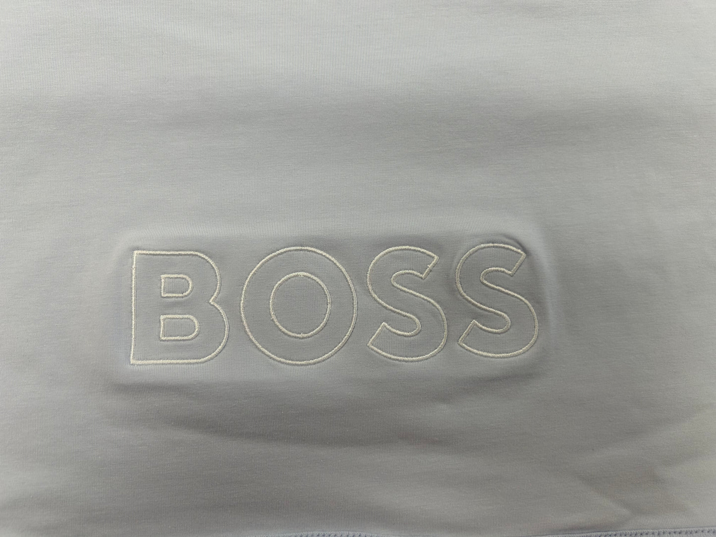 Boss, Blankets, Boss - Pale blue blanket, Embroidered BOSS branding