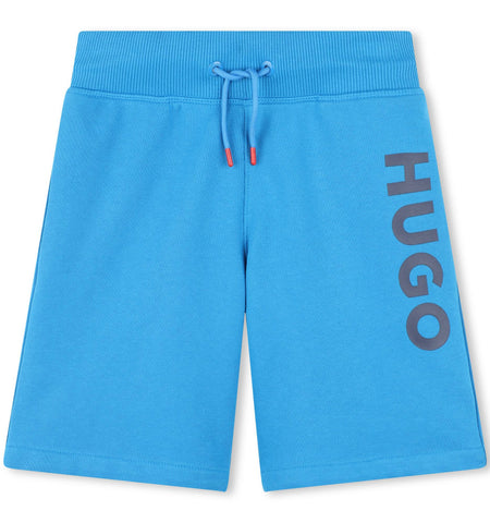 Hugo, Shorts, Hugo - Jersey shorts, blue