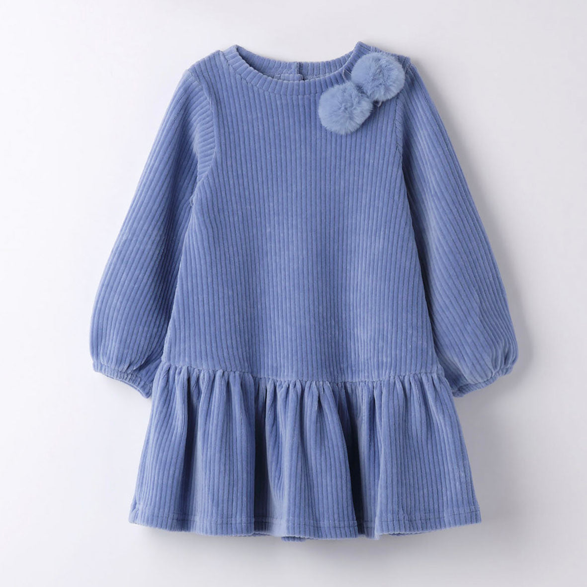 iDO, Dresses, iDO - blue pom pom dress