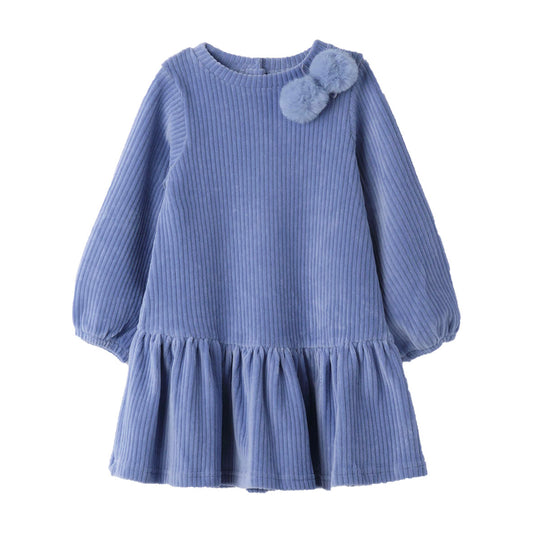 iDO, Dresses, iDO - blue pom pom dress