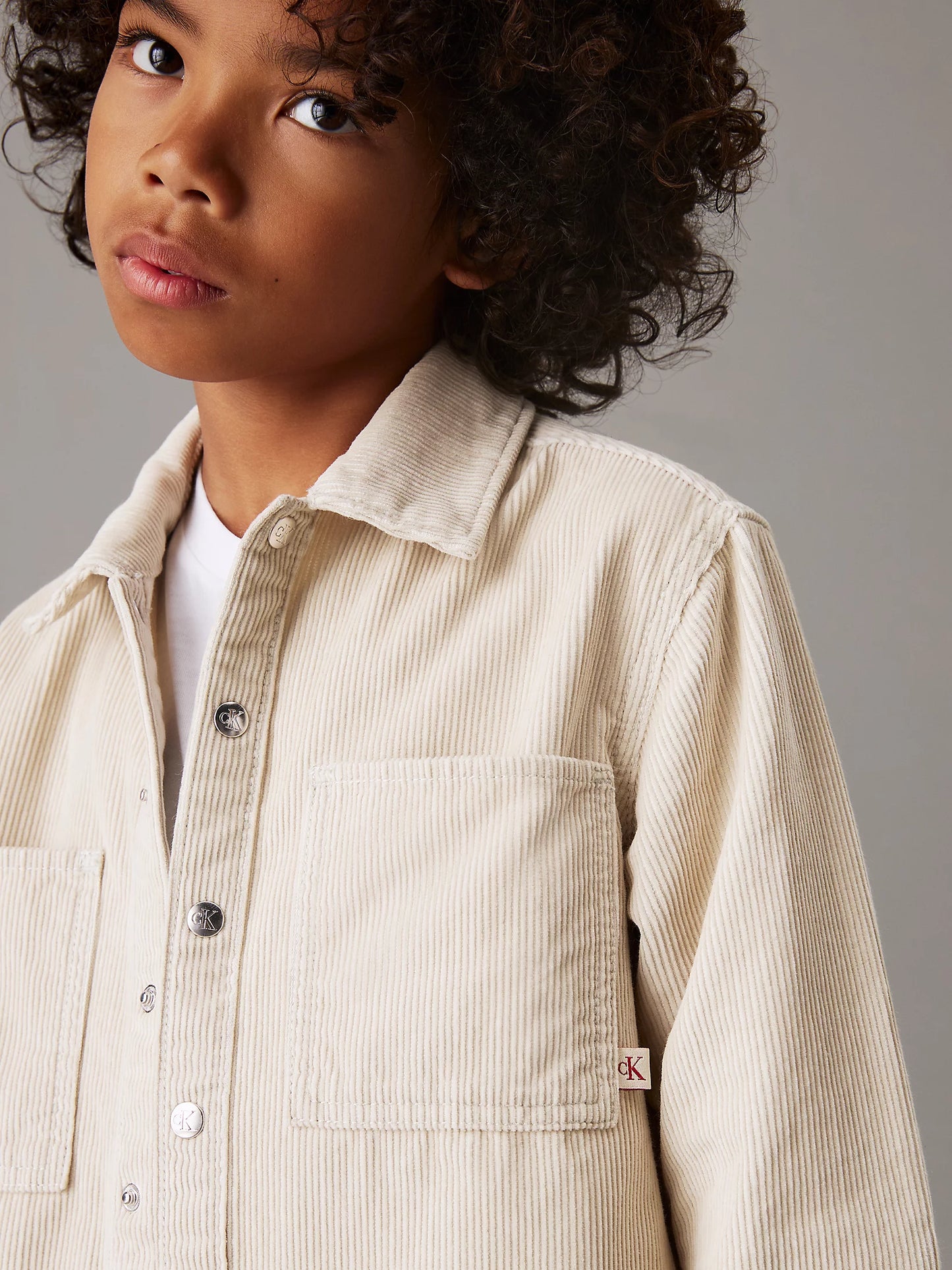 Calvin Klein, shirts, Calvin Klein - corduroy straight overshirt