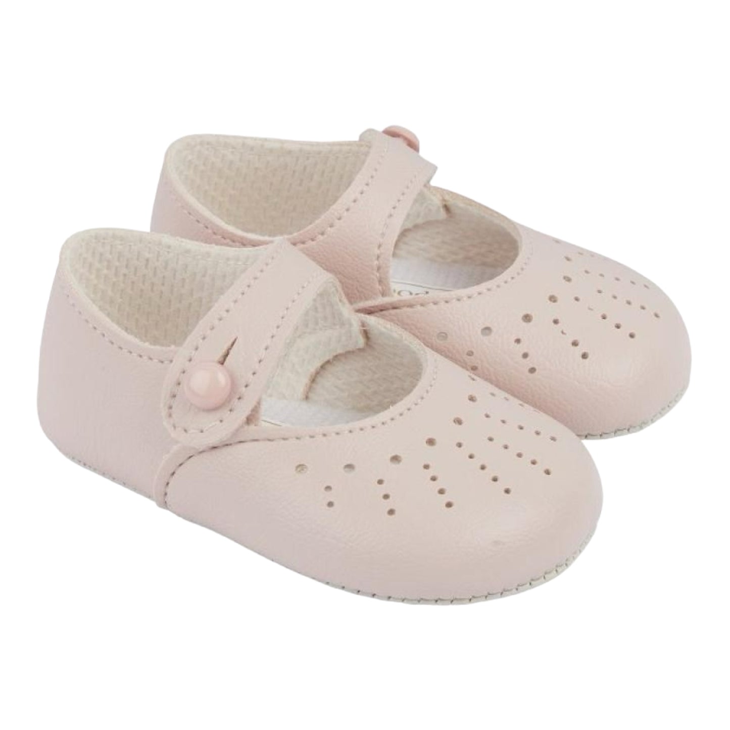 Baypods, shoes, Baypods - Dusky pink pram shoe B755