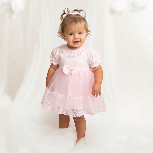Caramelo Kids - Pink Dress and headband