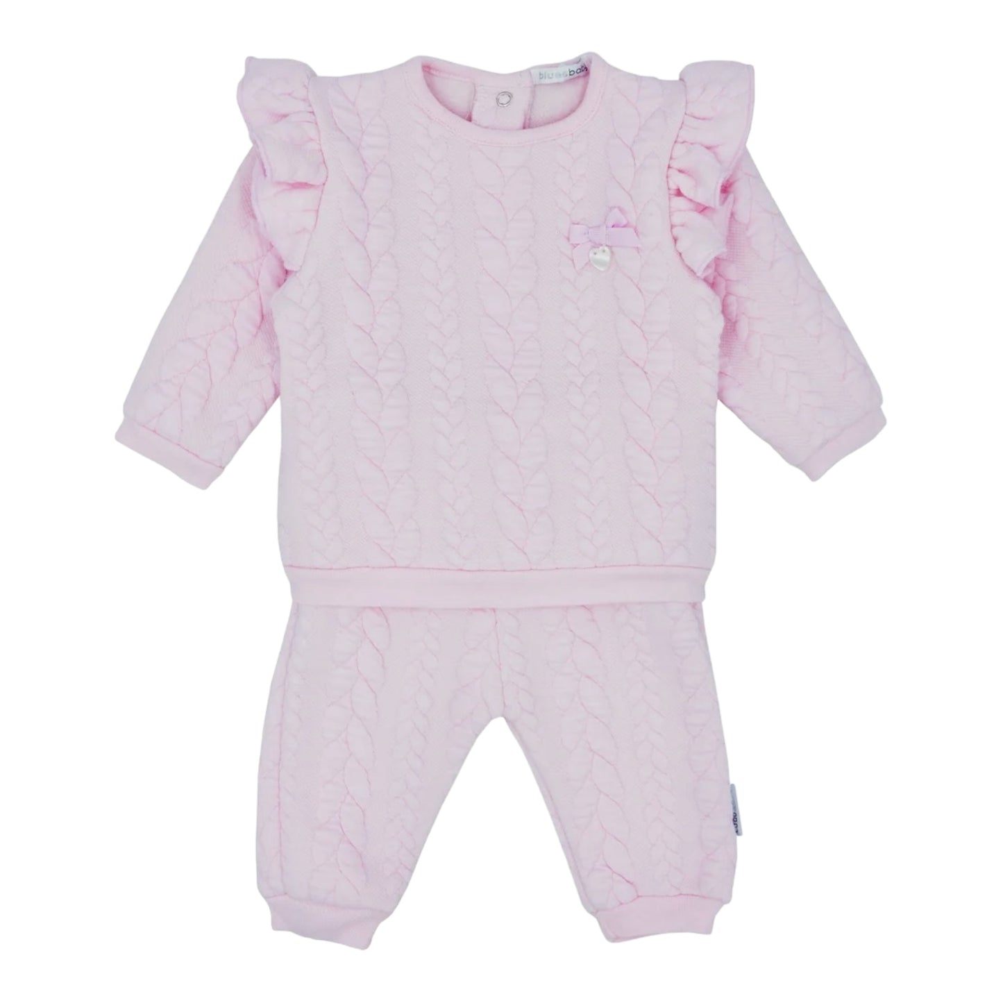 blues baby, 2 piece outfits, blues baby - Pink 2 piece jog set