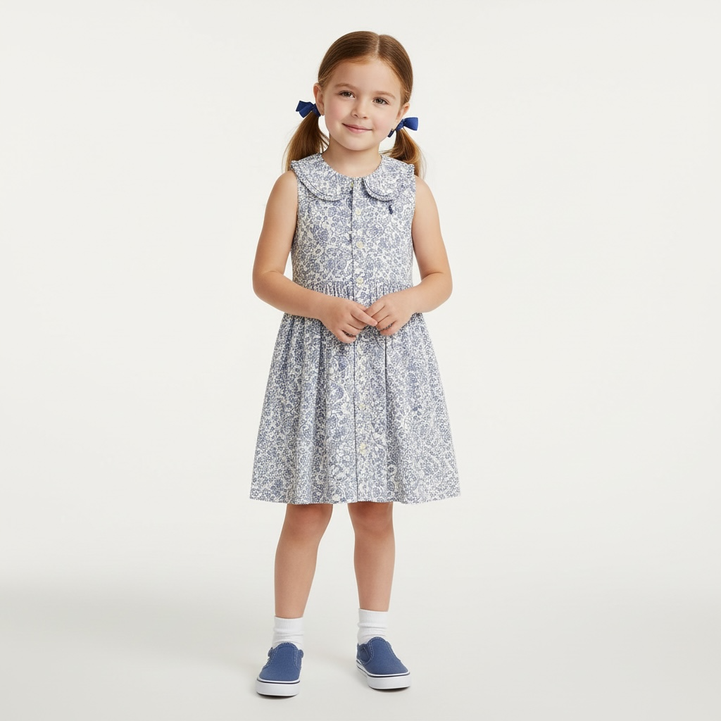 Ralph Lauren - Strawberry Dress, Blue