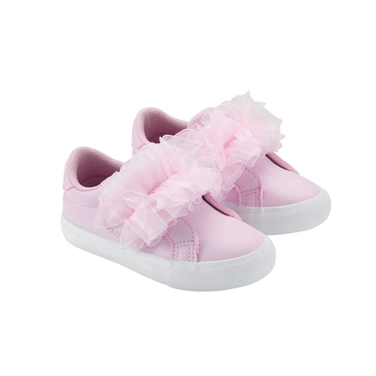 Little A - Trainers, pink ruffle
