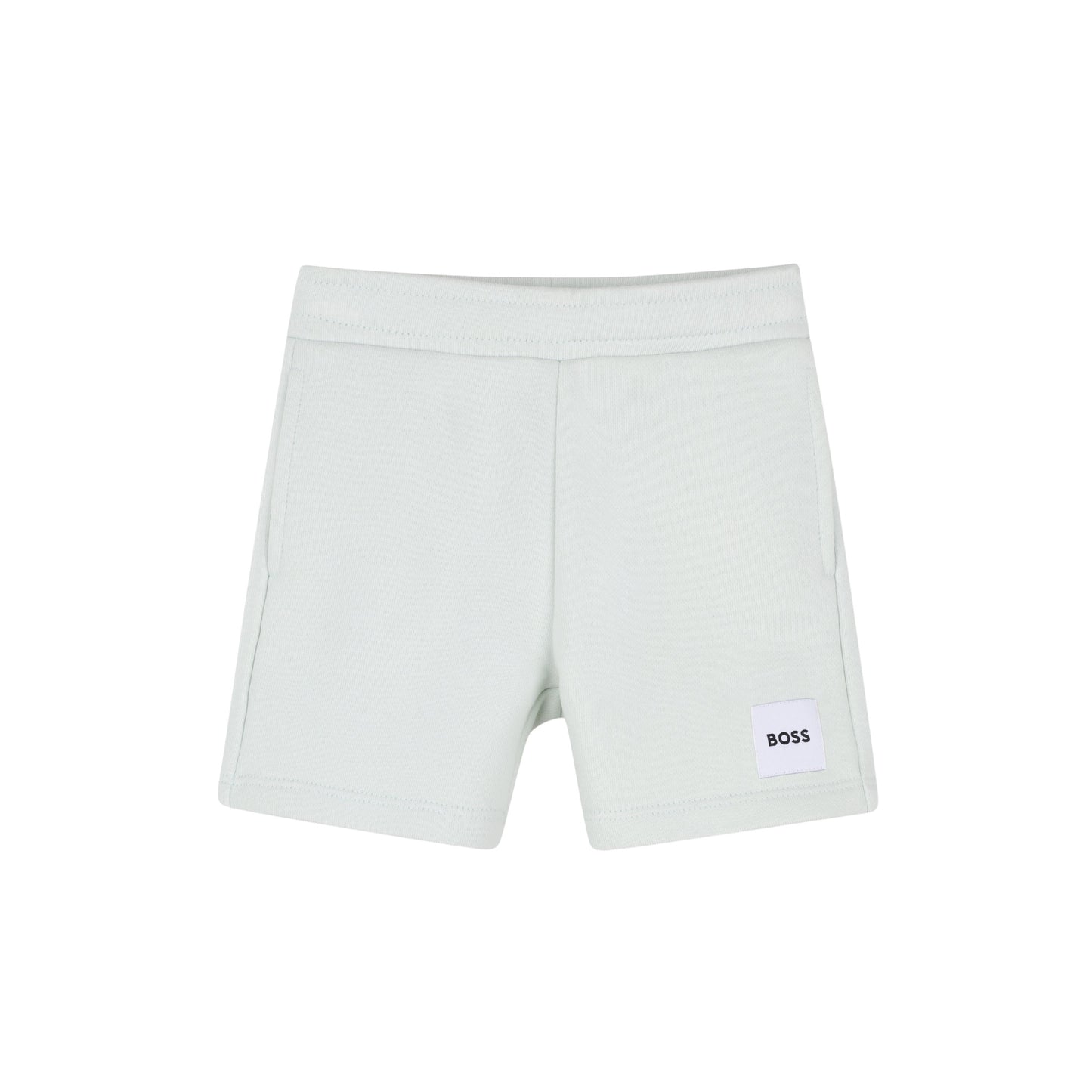 Boss - Light green jersey shorts