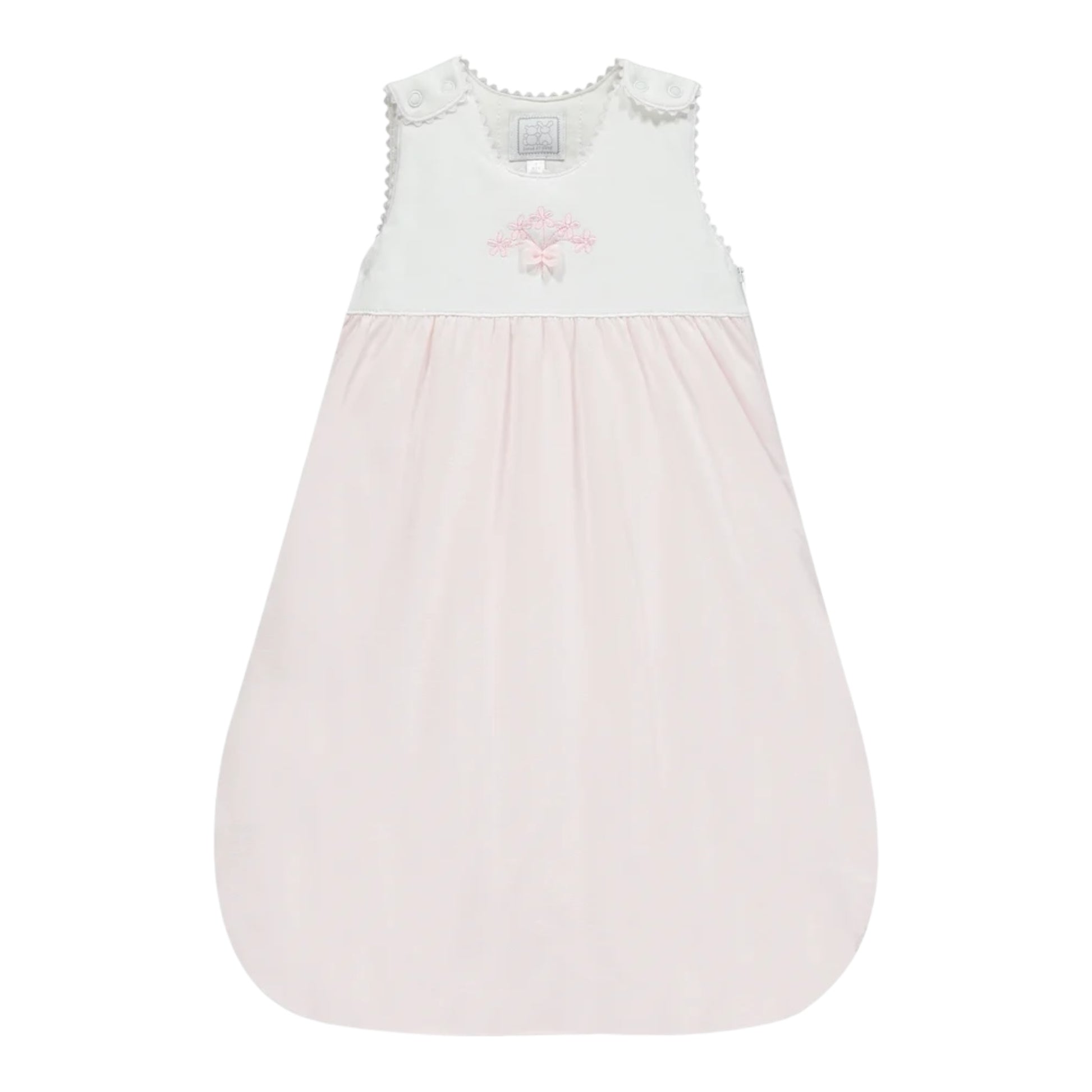 Emile et Rose, pyjamas, Emile et Rose - White and pink sleep bags