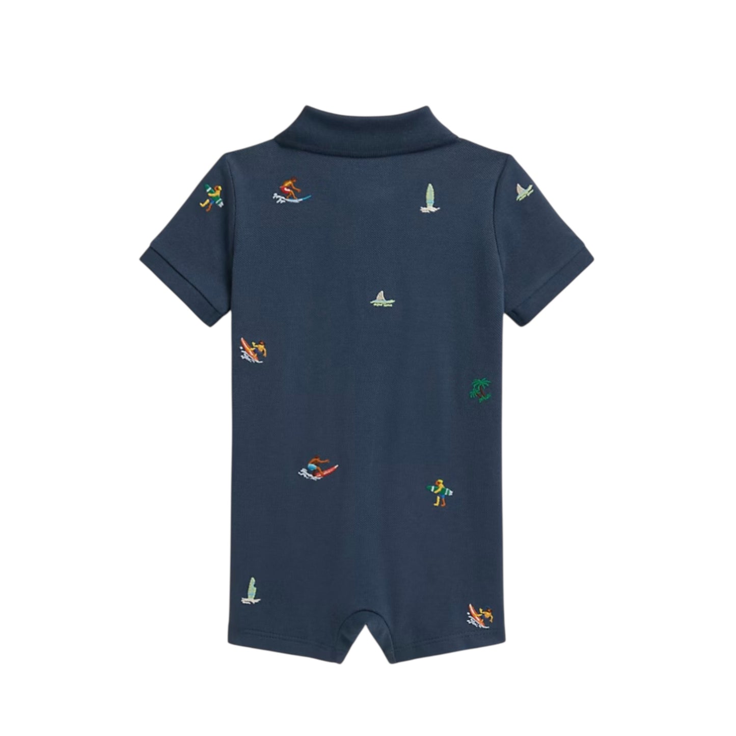 Ralph Lauren - Shortie polo romper, clancy blue