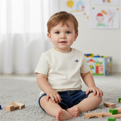Gant - T-shirt, cream (12m - 7yr)