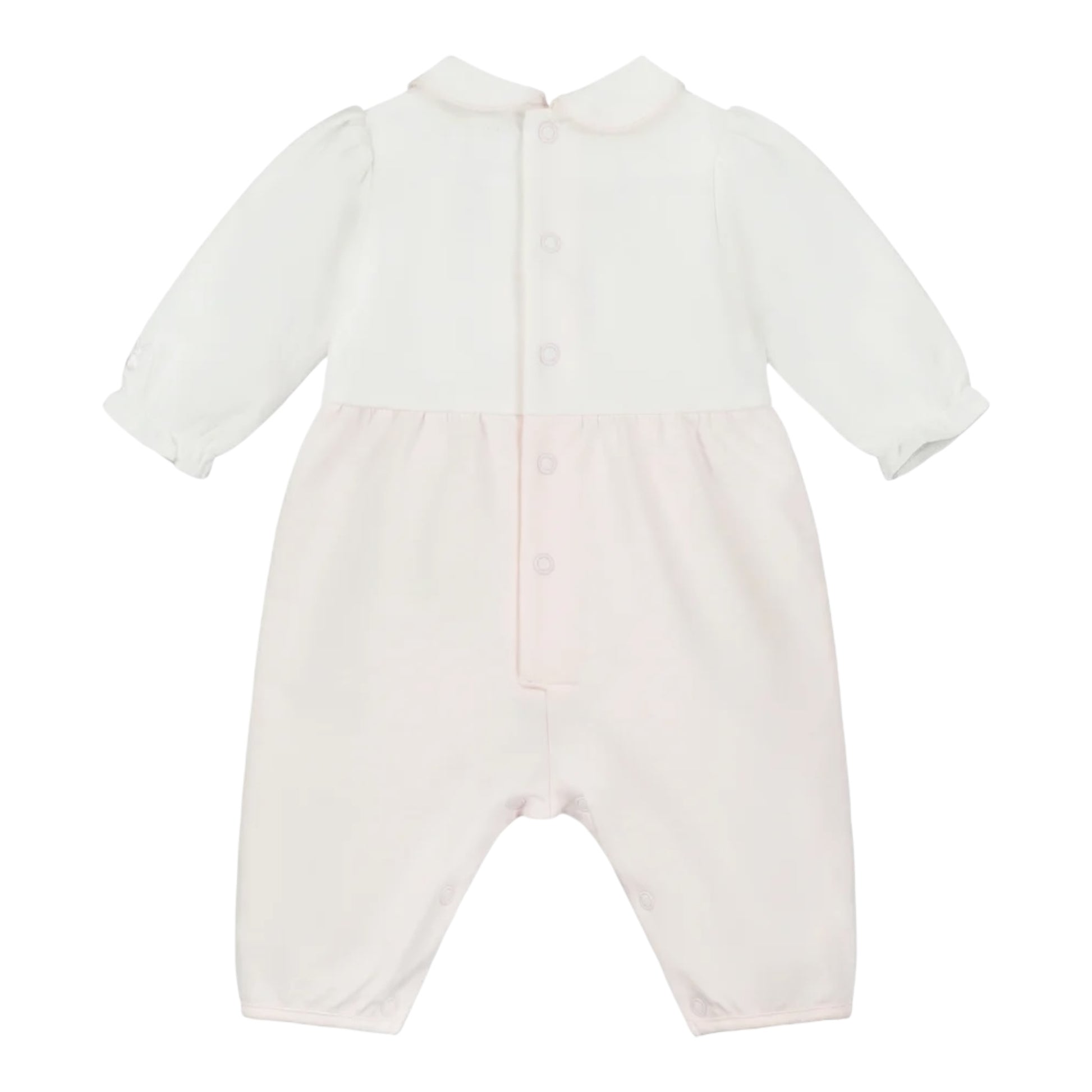 Emile et Rose, Rompers, Emile et Rose - Pink and white all in one romper and headband, Florence